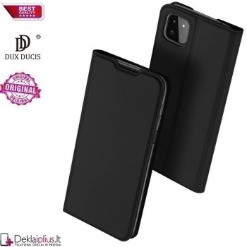 Dux Ducis dirbtinės odos atverčiamas dėklas - juodas (Samsung A22 5G) Dux Ducis dirbtinės odos atverčiamas dėklas - juodas (Samsung A22 5G)